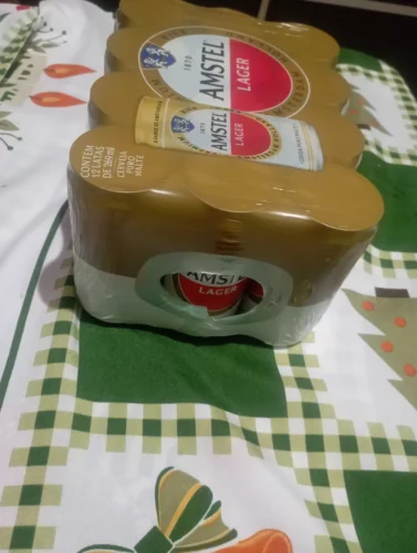 Cerveja AMSTEL Lager Lata 269ml - Pack com 12 latas photo review