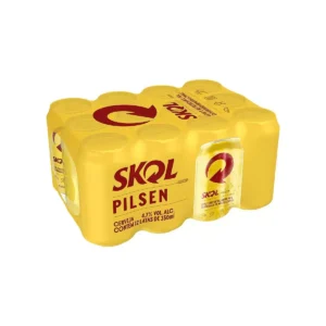 Cerveja Skol Lata 350Ml pack com 12 unidades