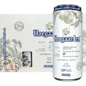 Cerveja De Trigo Belga Witbier Lata 269ml 8unid Hoegaarden