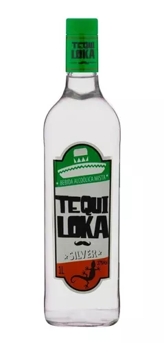 Tequiloka Tequila Silver Bebida Mista 1000ml