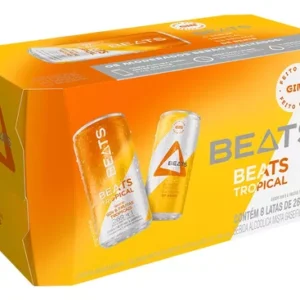 Bebida Mista Alcoólica Tropical Beats Lata 269ml Com 8 Un