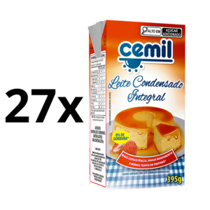 Leite Condensado Integral 8% De Gordura Cemil Caixa C/27 Und